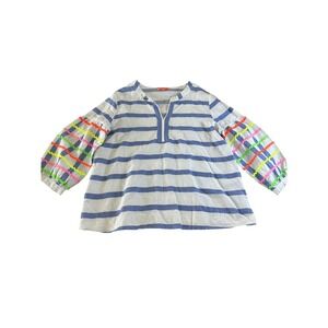 Vilagallo Striped Women's Neon Scandi Retro New Preppy Tunic Costal Chic 48